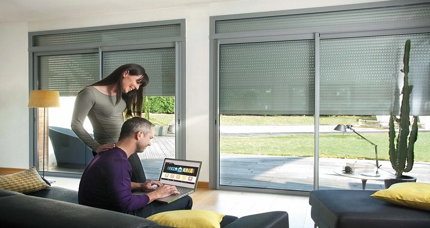 Somfy elektrische bediening Veldman screens domotica