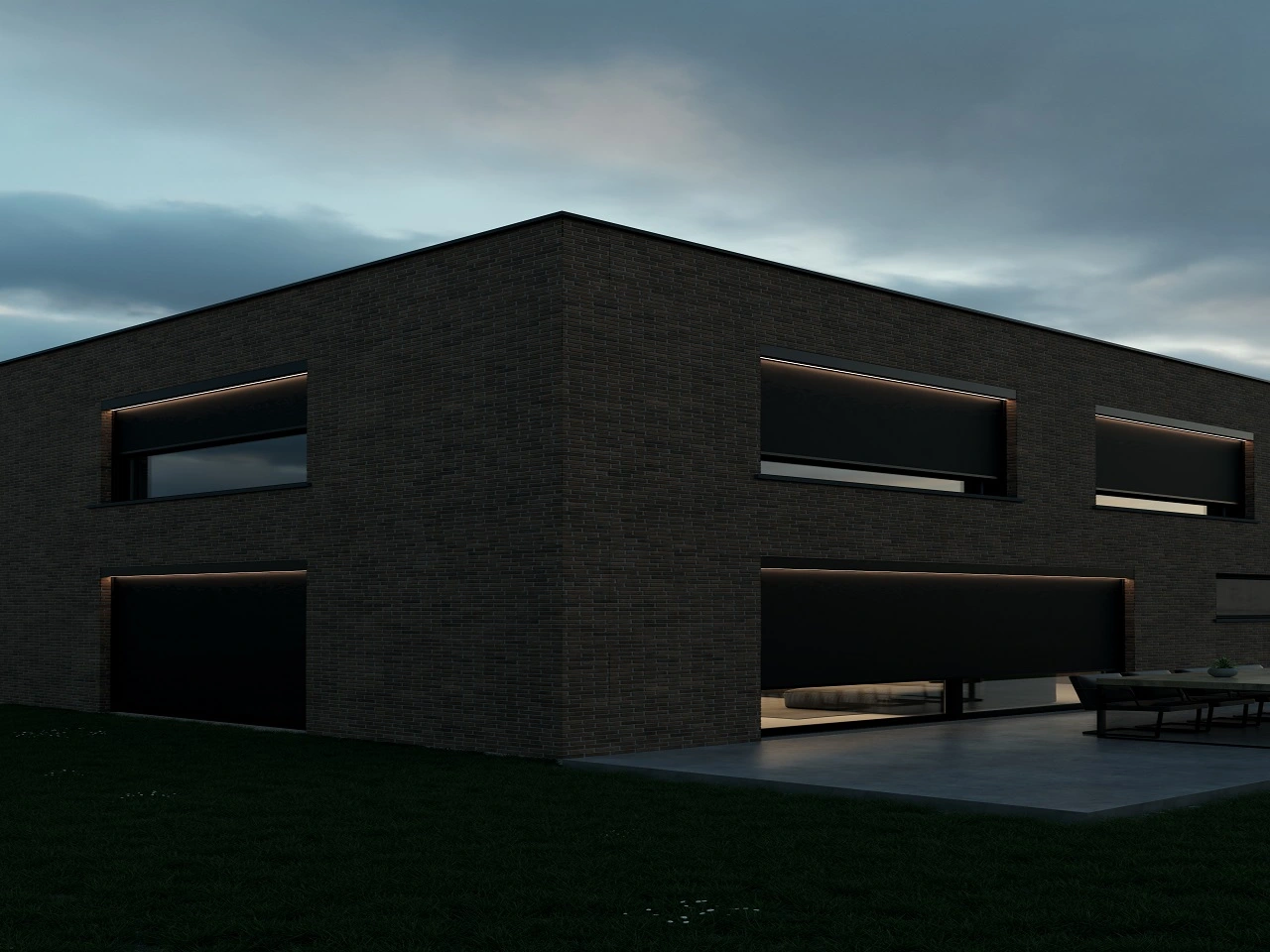 Harol coolscreen verticale zonwering led verlichting Veldman Screens (2)