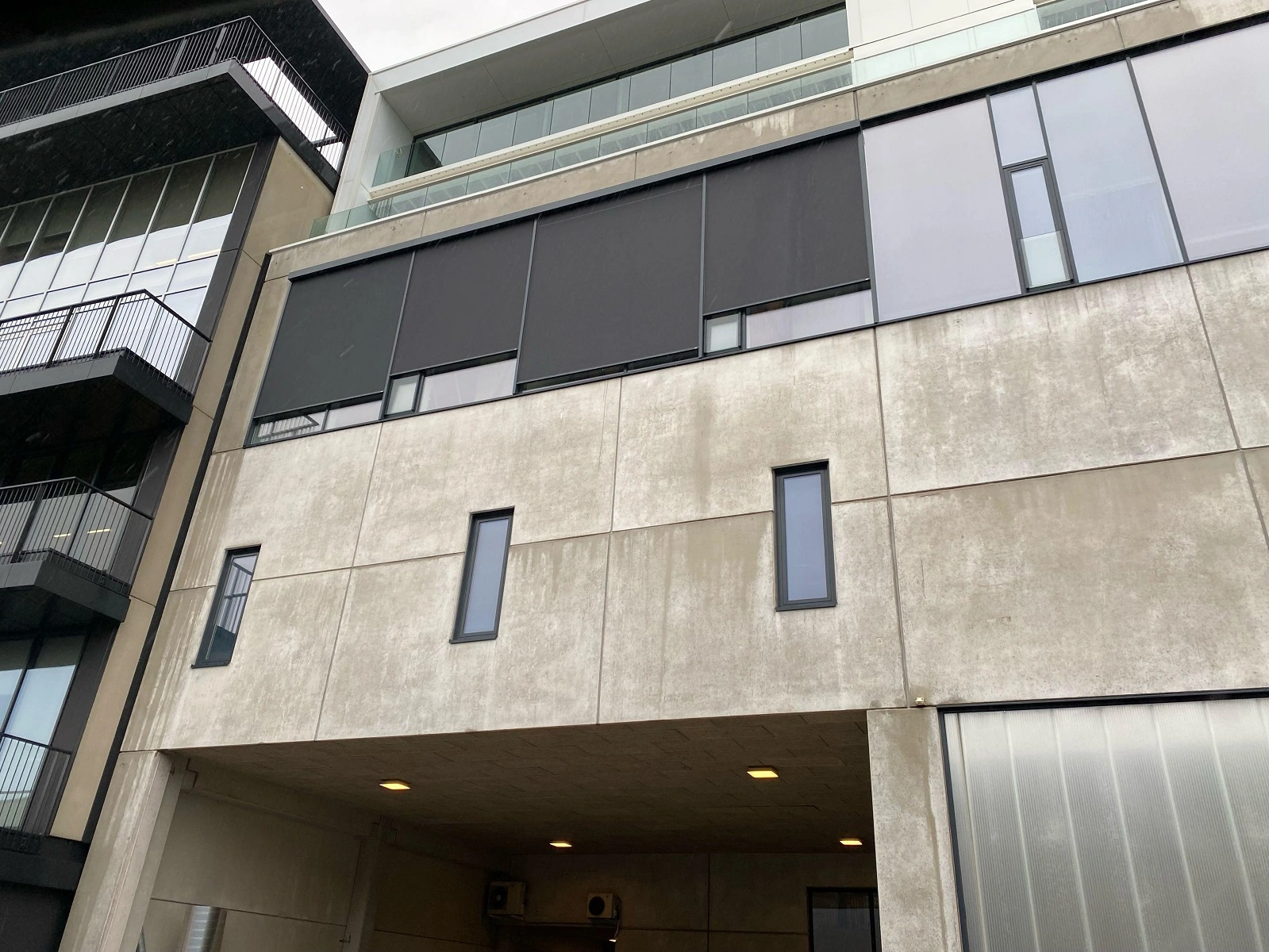 Realisatie zip screens F50 Geluidsstudio Amsterdam Veldman Screens (4)