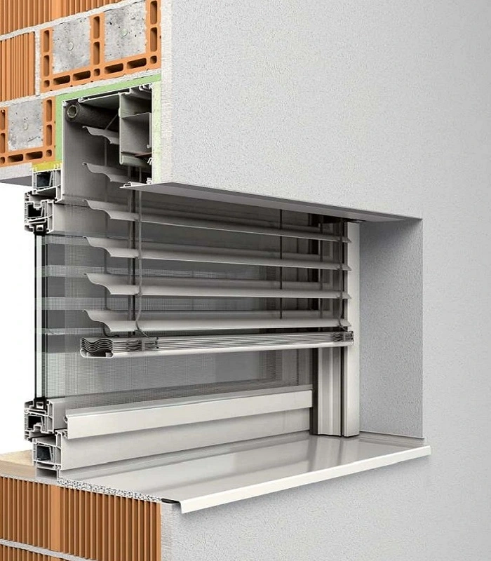 Roma buitenjaloezie kast intego Veldman Screens