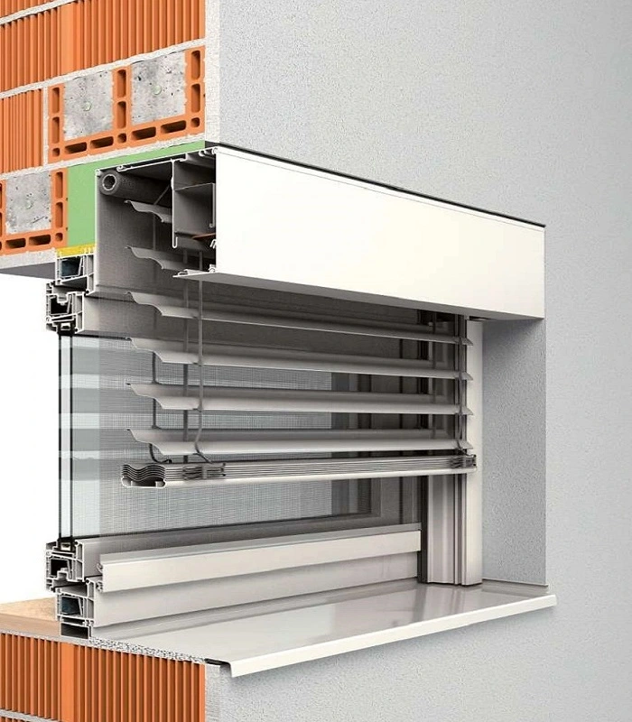 Roma buitenjaloezie kast quadro Veldman Screens