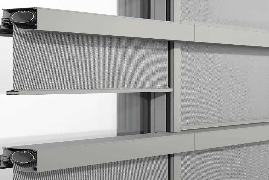 Roma vliesgevel Zipscreen F50 voor verschillende gevelsystemen Veldman Screens (2)