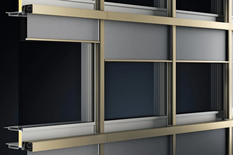 Roma zipscreen F50 reddot design award verticale zonwering Veldman Screens