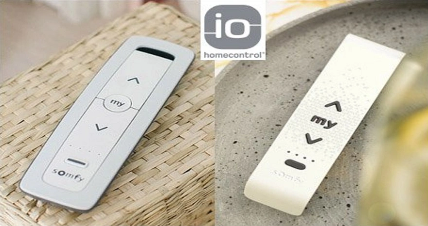 Somfy IO homecontrol afstandsbediening bij Veldman Screens