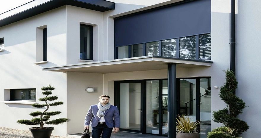 Roma zipscreen 2 doekkleuren Veldman Zonwering