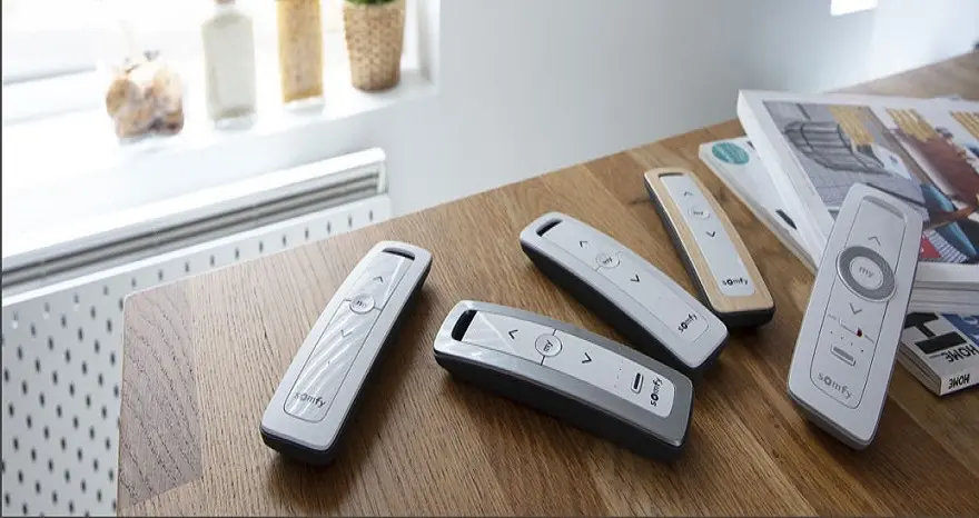 Somfy bedieningen verschillende kleuren Veldman Screens