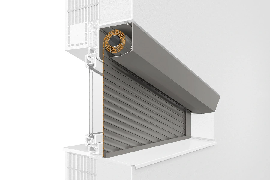 Roma schuin rolluik kastvorm Pento Veldman Screens