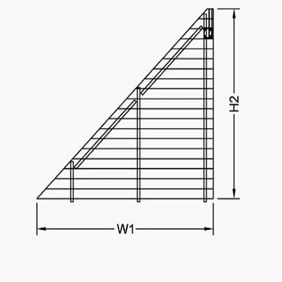 Sunshield louvre lamel circkel Veldman Screens