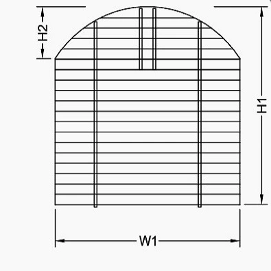 Sunshield louvre lamel parallellogram Veldman Screens