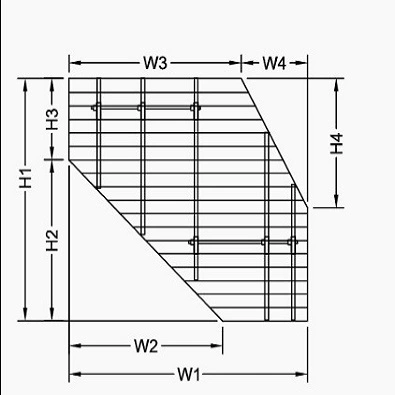 Sunshield louvre lamel pirmamide Veldman Screens